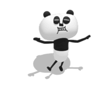 Papan Ga Panda Animation Sticker ver.4 sticker #12777654