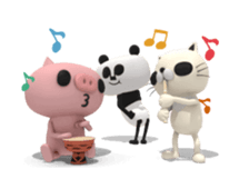 Papan Ga Panda Animation Sticker ver.4 sticker #12777665