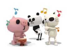 Papan Ga Panda Animation Sticker ver.4 sticker #12777665