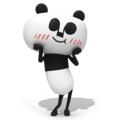 Papan Ga Panda Animation Sticker ver.4