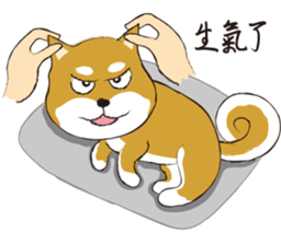a cute dog-2 sticker #12777800