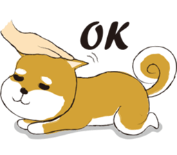 a cute dog-2 sticker #12777807