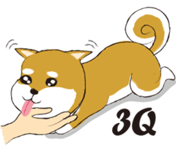 a cute dog-2 sticker #12777808