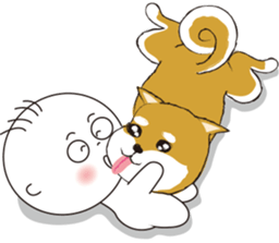 a cute dog-2 sticker #12777811