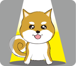 a cute dog-2 sticker #12777822