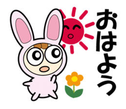Usanyan , Rabbit Costume sticker #12778142