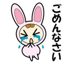 Usanyan , Rabbit Costume sticker #12778147