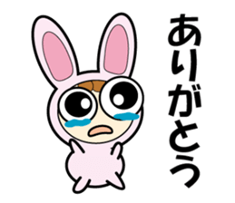 Usanyan , Rabbit Costume sticker #12778151