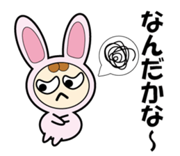 Usanyan , Rabbit Costume sticker #12778157