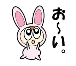 Usanyan , Rabbit Costume sticker #12778160