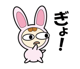 Usanyan , Rabbit Costume sticker #12778161