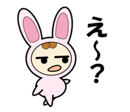 Usanyan , Rabbit Costume sticker #12778168