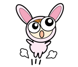 Usanyan , Rabbit Costume sticker #12778174