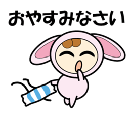 Usanyan , Rabbit Costume sticker #12778175