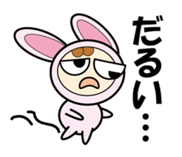 Usanyan , Rabbit Costume sticker #12778176