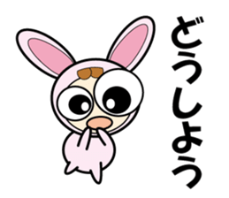 Usanyan , Rabbit Costume sticker #12778178