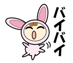 Usanyan , Rabbit Costume sticker #12778181