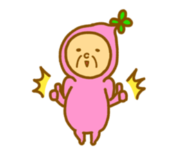 Bring happiness "small Uncle" sticker #12778266