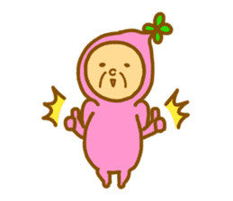 Bring happiness "small Uncle" sticker #12778266