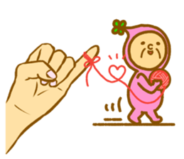 Bring happiness "small Uncle" sticker #12778272