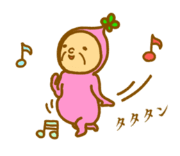 Bring happiness "small Uncle" sticker #12778282