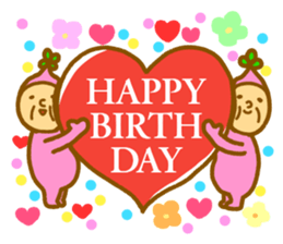 Bring happiness "small Uncle" sticker #12778301