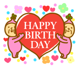 Bring happiness "small Uncle" sticker #12778301