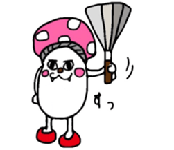 poison mushroom of cat sticker #12778646