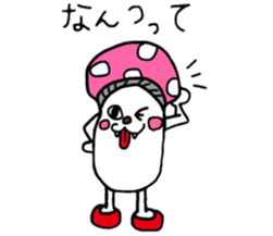 poison mushroom of cat sticker #12778663