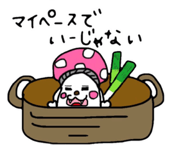 poison mushroom of cat sticker #12778673