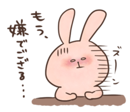 rabbit and cat sticker . sticker #12779736