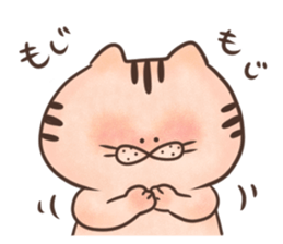 rabbit and cat sticker . sticker #12779740