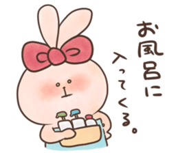 rabbit and cat sticker . sticker #12779744