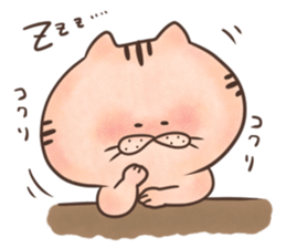 rabbit and cat sticker . sticker #12779746