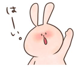 rabbit and cat sticker . sticker #12779752