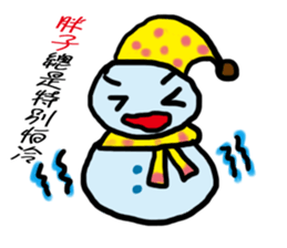 Weather mood everyday language sticker #12780284