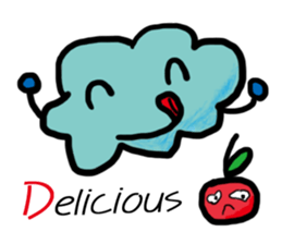 Weather mood everyday language sticker #12780287