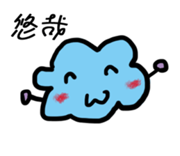 Weather mood everyday language sticker #12780305
