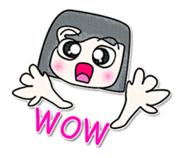 Hi! My name is TATA.^^ sticker #12780634