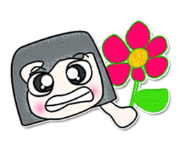 Hi! My name is TATA.^^ sticker #12780659