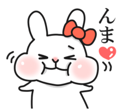 Cunning rabbit sticker #12780732