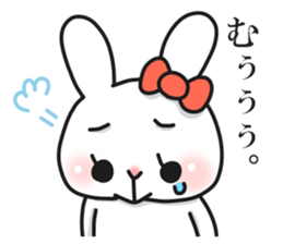 Cunning rabbit sticker #12780746