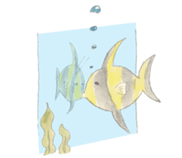 shark Sakai and Zu'friends of Aquarium sticker #12780782
