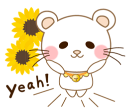 Panda cat, Pan'nya hot day and summer sticker #12781821