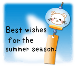 Panda cat, Pan'nya hot day and summer sticker #12781822