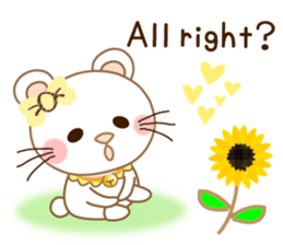 Panda cat, Pan'nya hot day and summer sticker #12781830