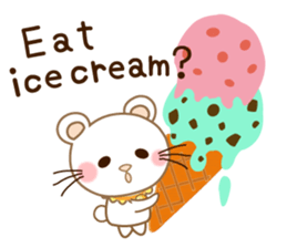 Panda cat, Pan'nya hot day and summer sticker #12781831