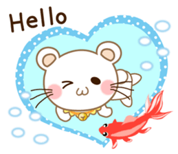 Panda cat, Pan'nya hot day and summer sticker #12781832