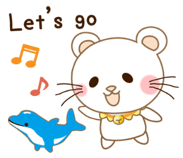 Panda cat, Pan'nya hot day and summer sticker #12781833