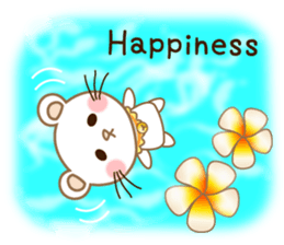 Panda cat, Pan'nya hot day and summer sticker #12781836